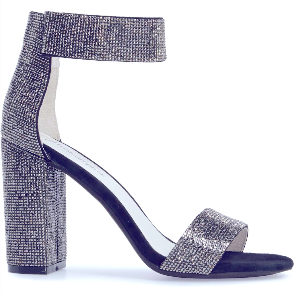 Jeffery Campbell Strappy Glitter Heel